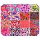 Kaffe Fassett Collective - august 2023 10 inch Charm Pack - Hot thumbnail