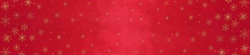 Ombre Flurries Metallic, Christmas red. 6738