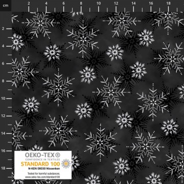Frosty Snowflake, sort, 6769