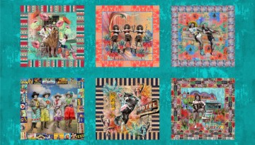 Lipstick Cowgirl, panel, 6398