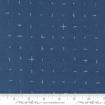 Bluish Handquilted Blueprint. 6861