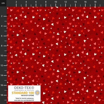 Quilting Rainbow, rød, 6707