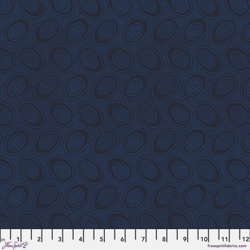 Kaffe Fasett Classiccs Aboriginal Dot- Midnight, 7173