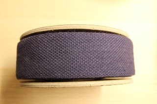 Webbing - bånd  1,5 inch, indigo