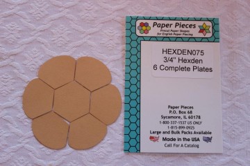 Hexden Plates, 3/4 inch